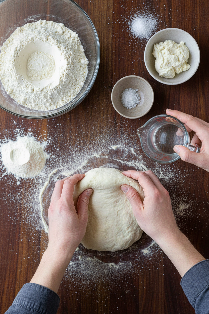 Sourdough Pizza Dough Recipe (VIDEO)