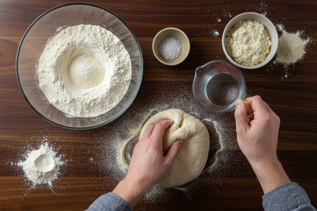 Sourdough Pizza Dough Recipe Video Tutorial