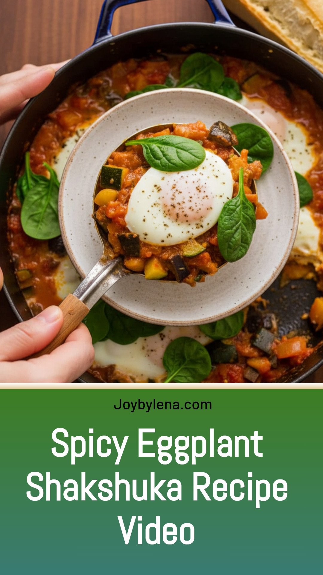 Spicy Eggplant Shakshuka (VIDEO)
