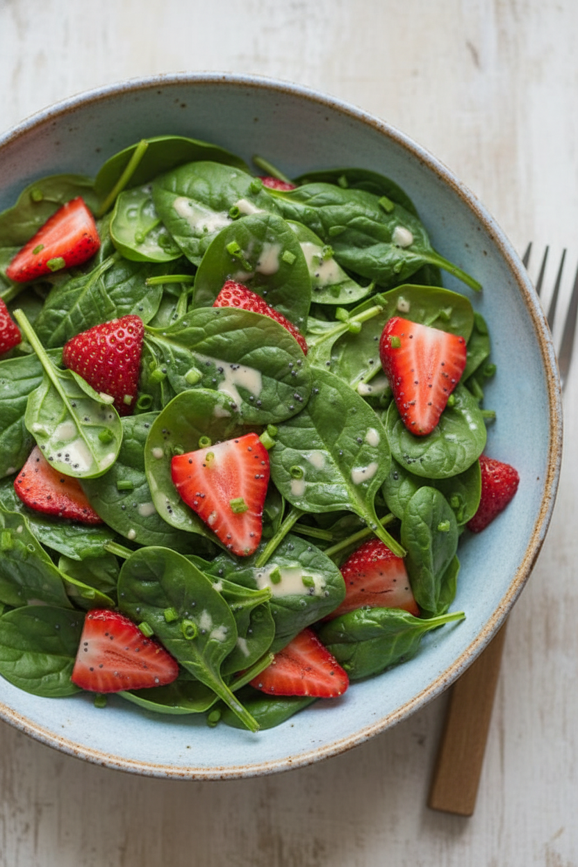 Spinach Strawberry Salad