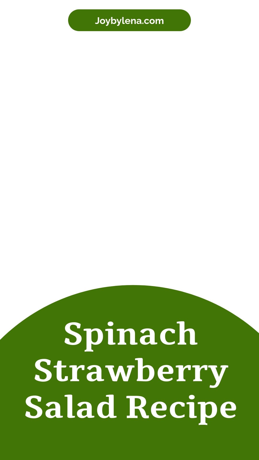 Spinach Strawberry Salad