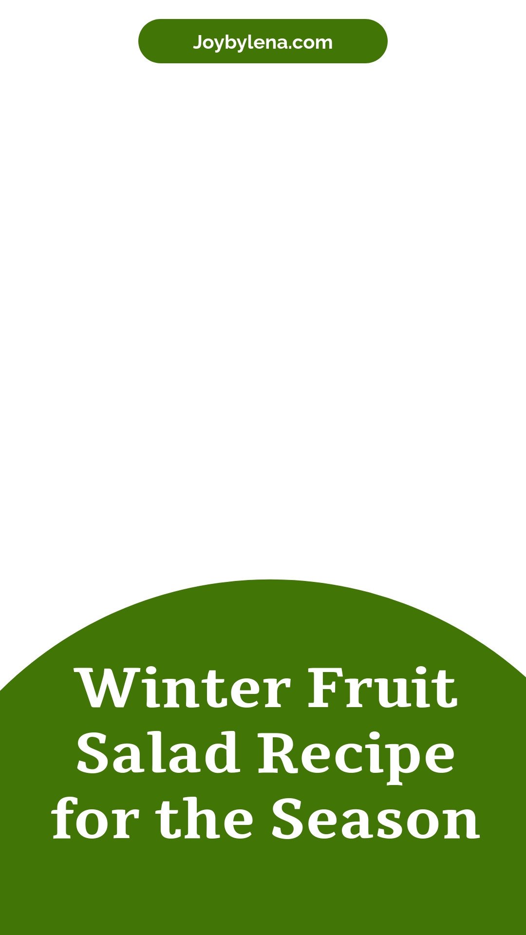 Winter Fruit Salad Recipe