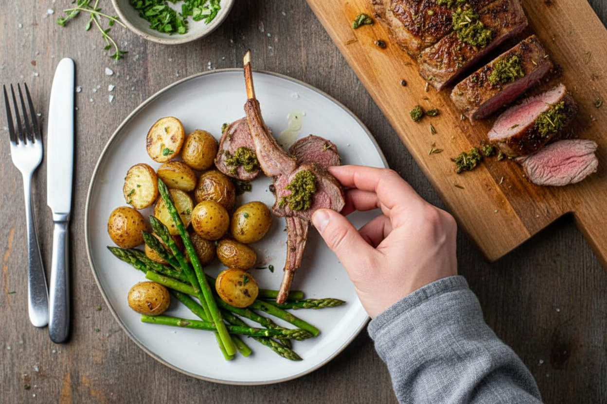 Air Fryer Rack of Lamb Recipe