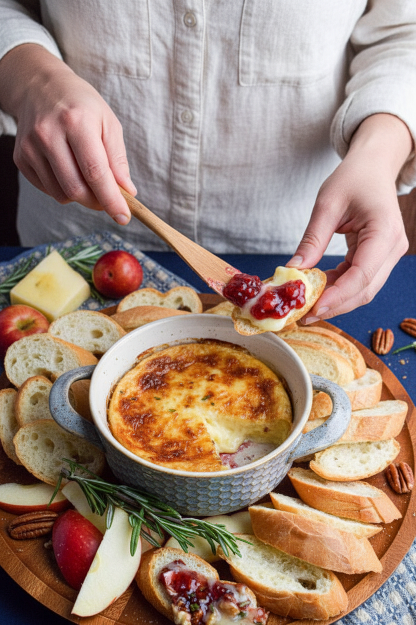 Baked Brie with Jam