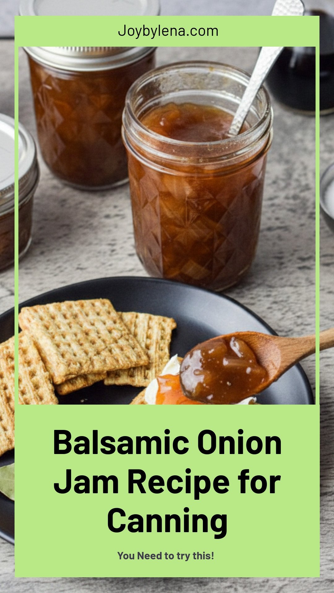 Balsamic Onion Jam {for canning}
