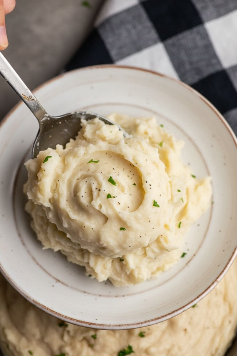 Crock Pot Mashed Potatoes with Cream Cheese