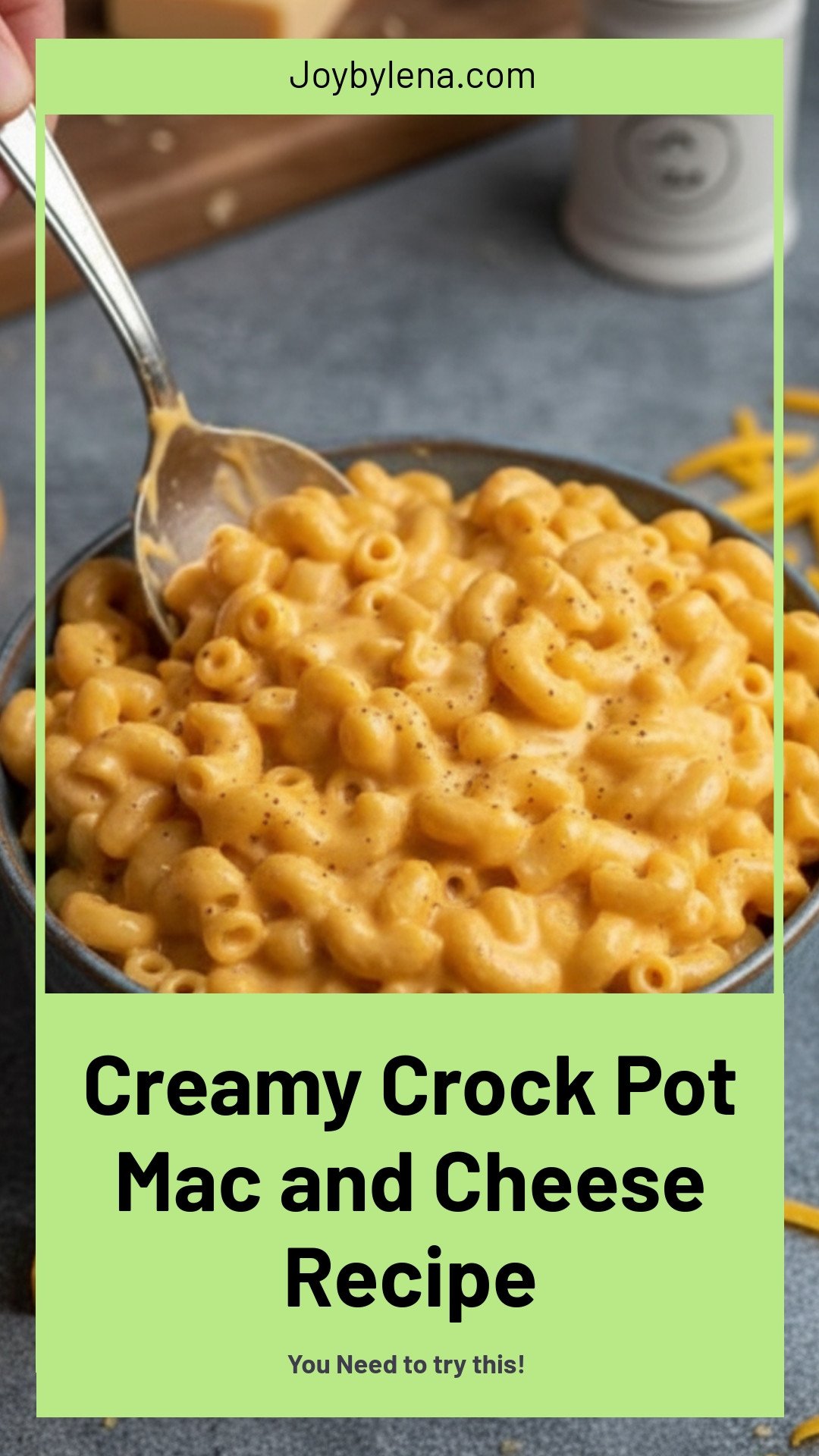 Creamy Crock Pot Mac and Cheese