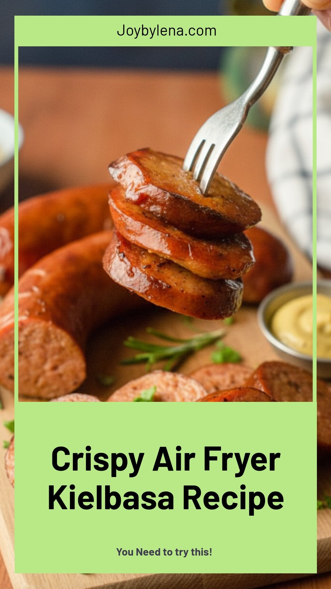 Air Fryer Kielbasa