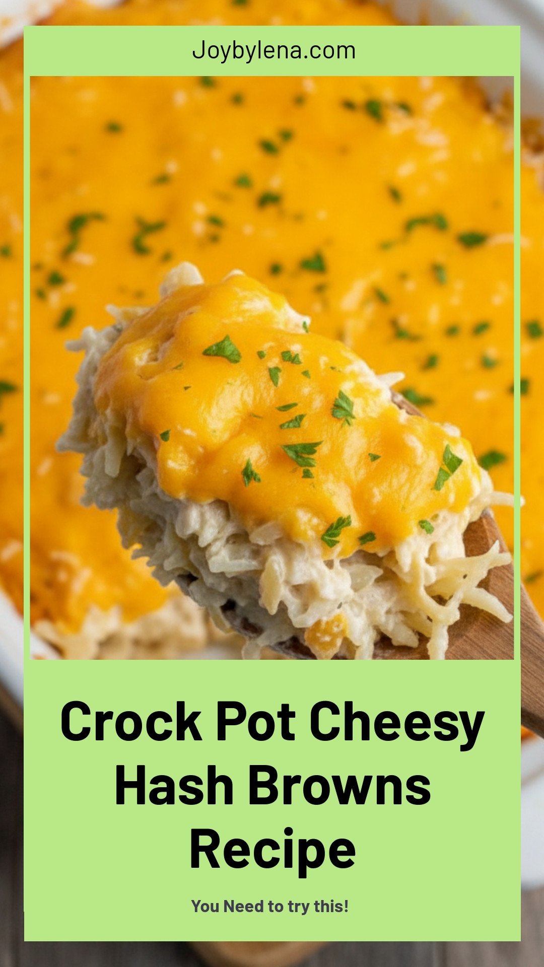 Crock Pot Cheesy Hash Browns