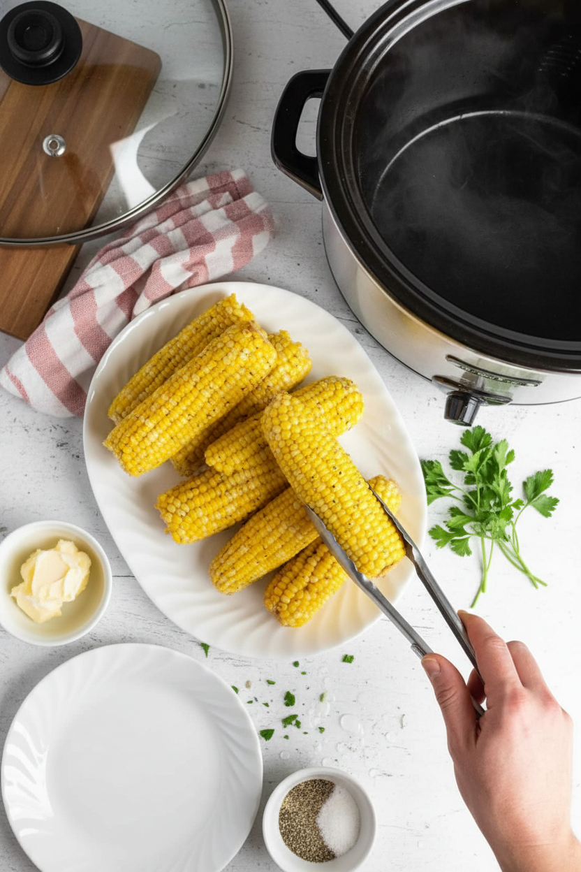 Crock Pot Corn On The Cob