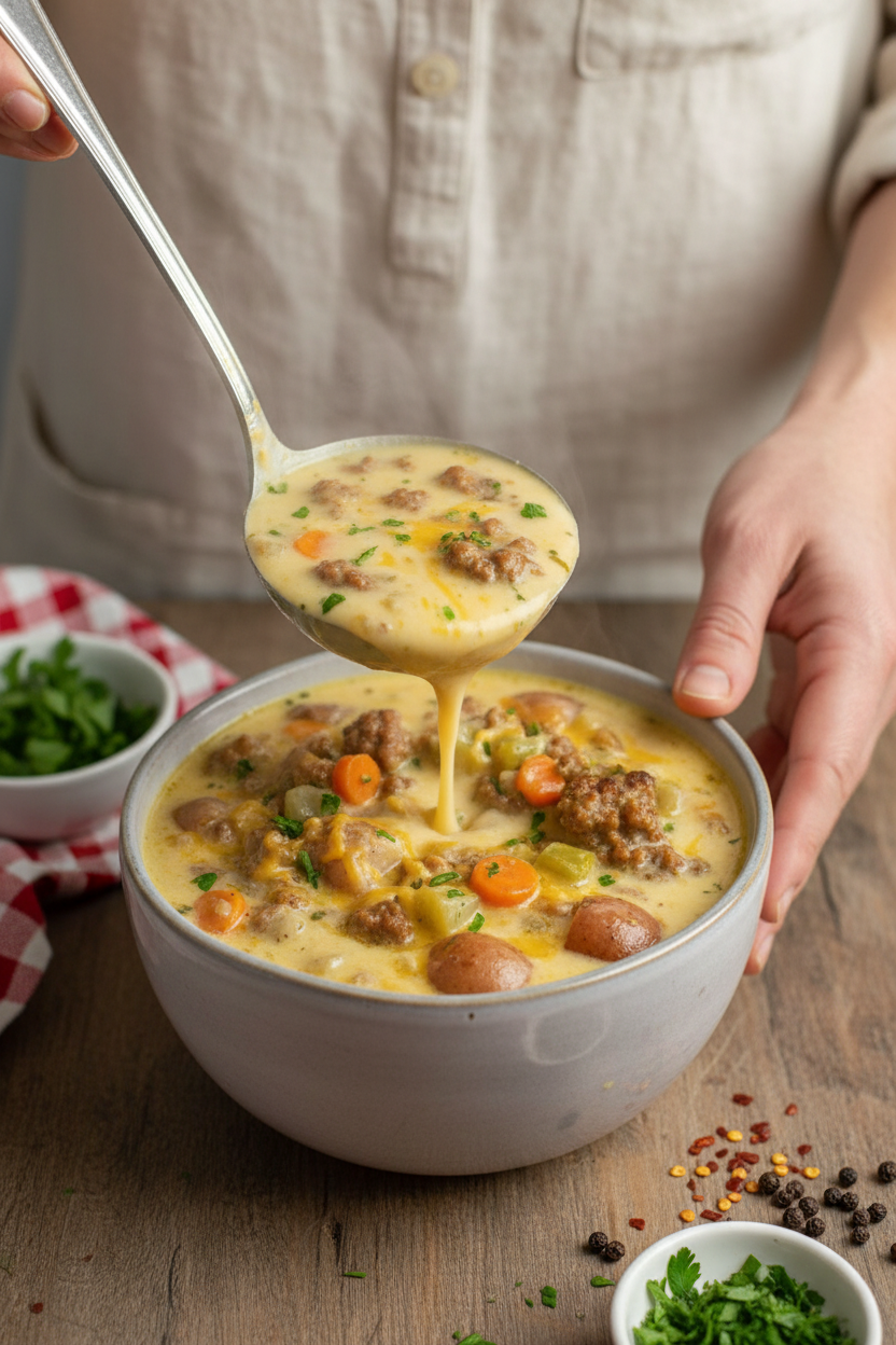 Crock Pot Sausage Potato Soup