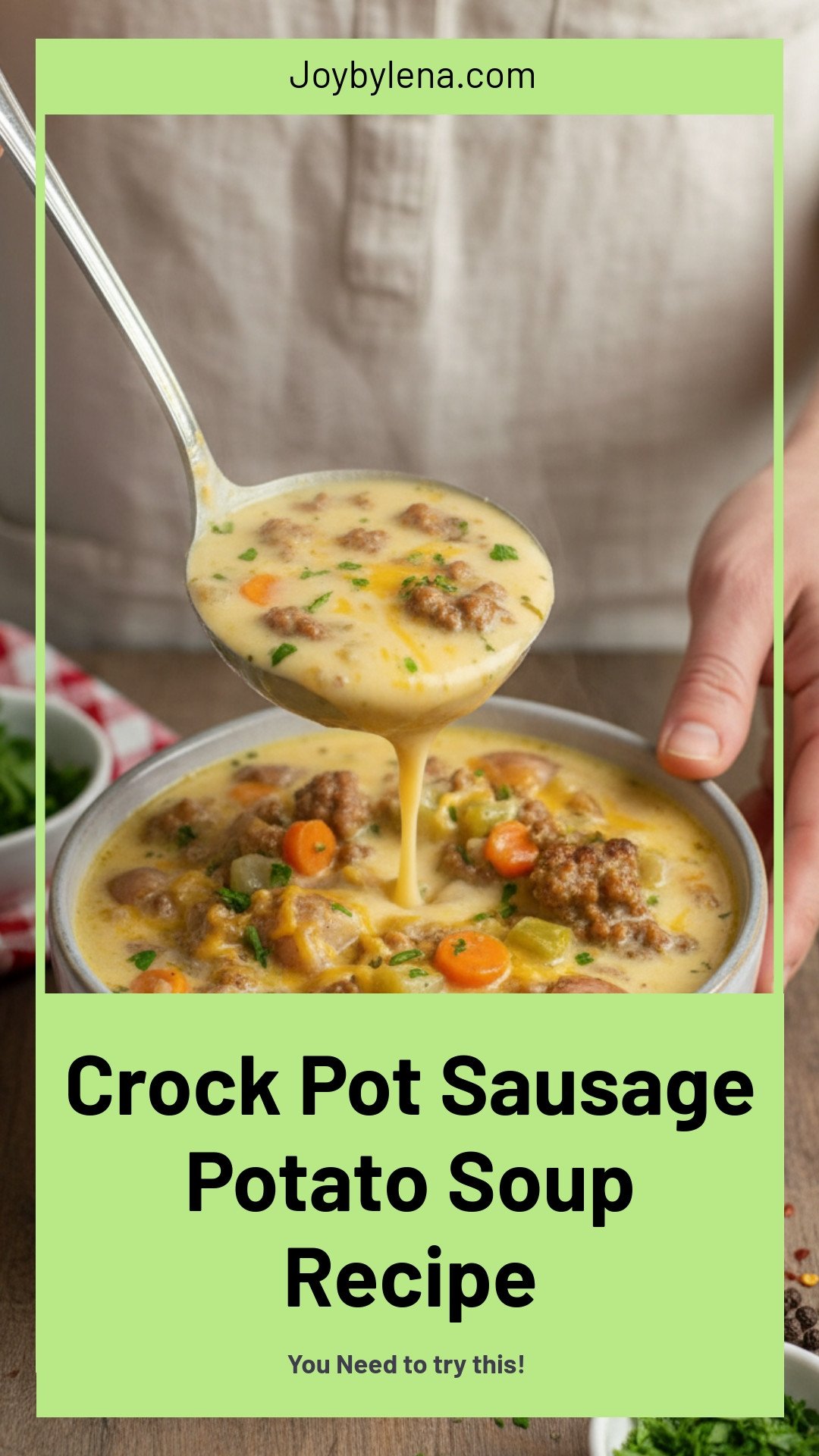 Crock Pot Sausage Potato Soup