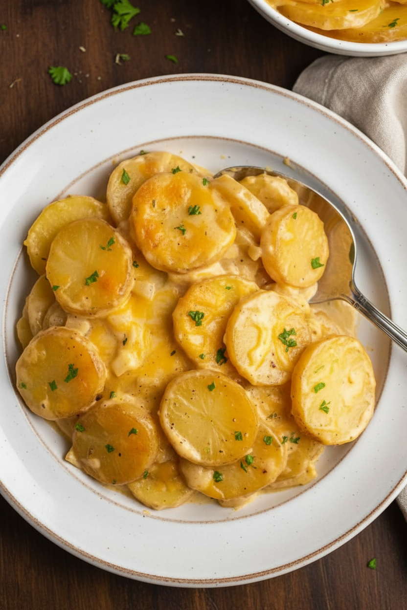 Crock Pot Scalloped Potatoes