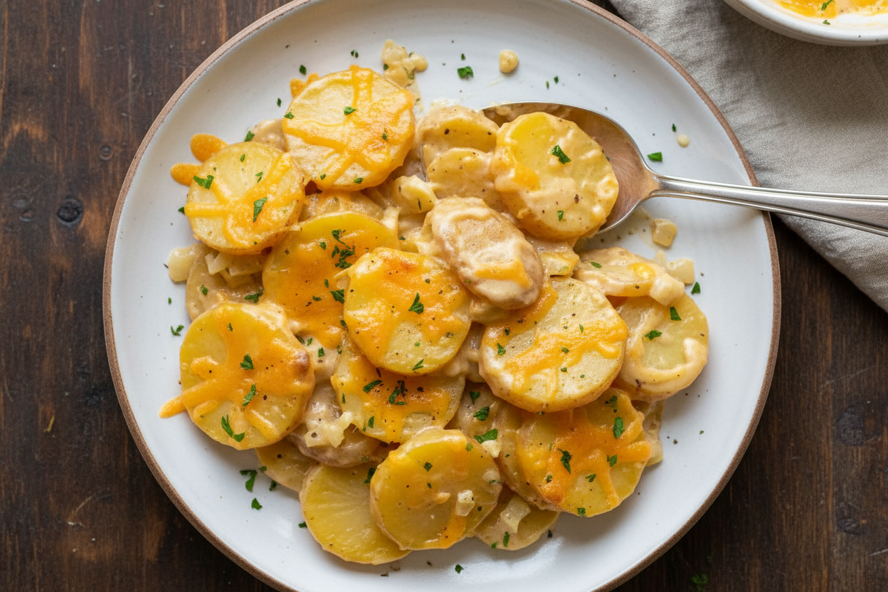 Crock Pot Scalloped Potatoes Recipe