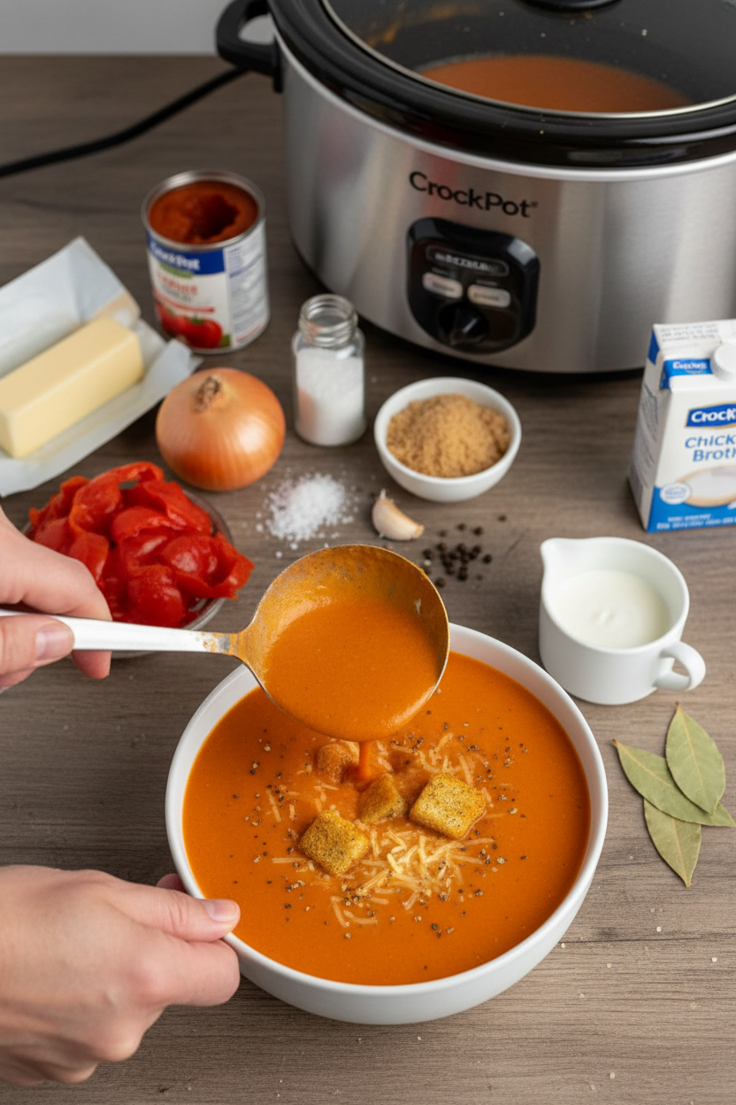 Crock Pot Tomato Soup