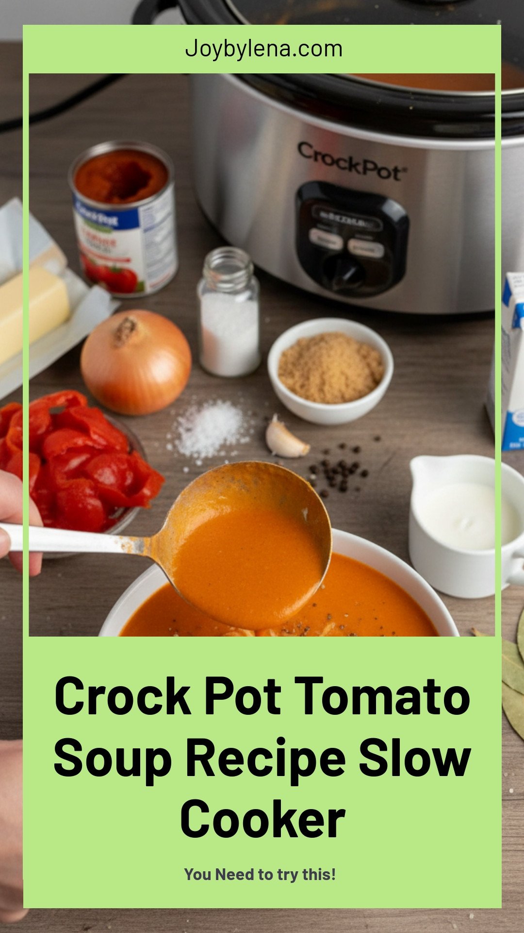 Crock Pot Tomato Soup