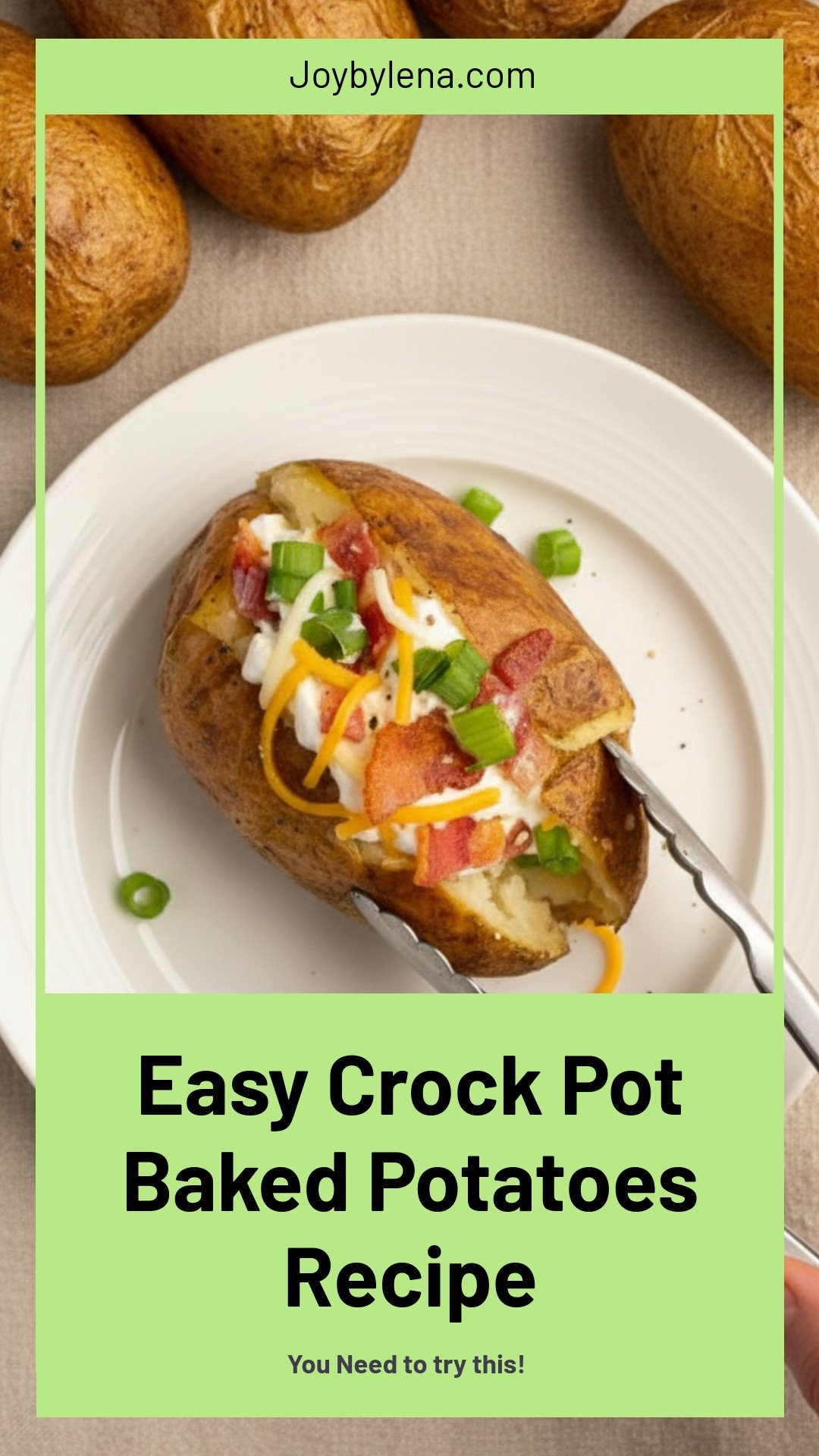 Crock Pot Baked Potatoes