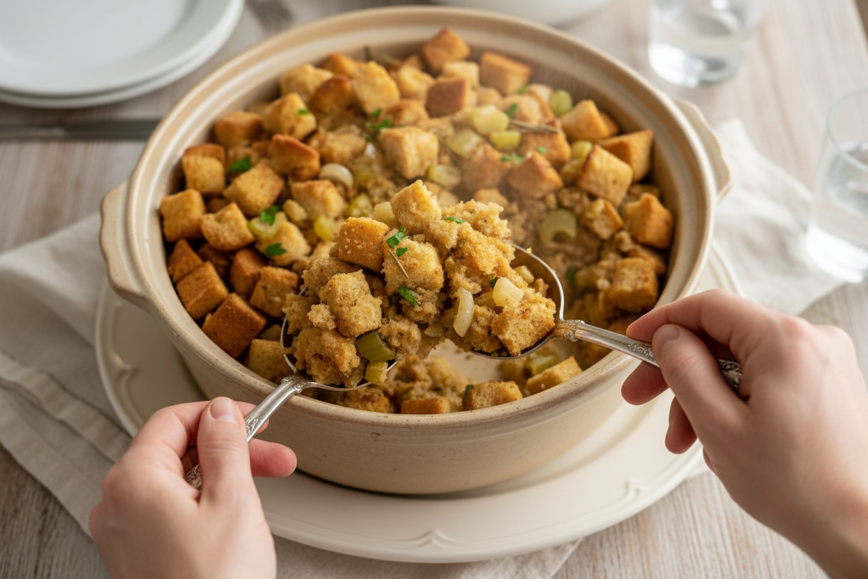 Easy Crock Pot Stuffing Recipe