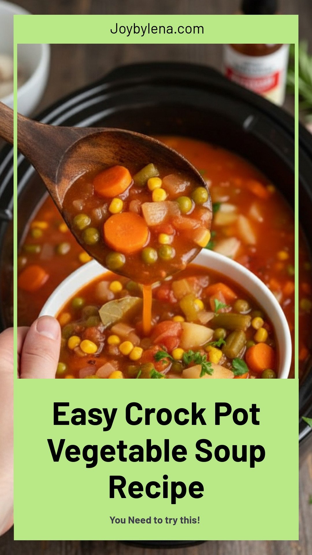 Crock Pot Vegetable Soup