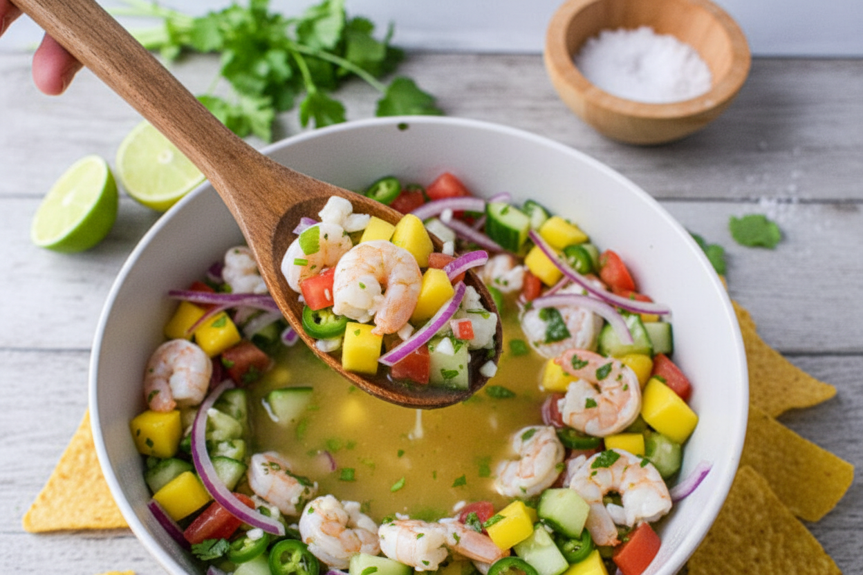 Fresh Shrimp and Mango Ceviche Recipe