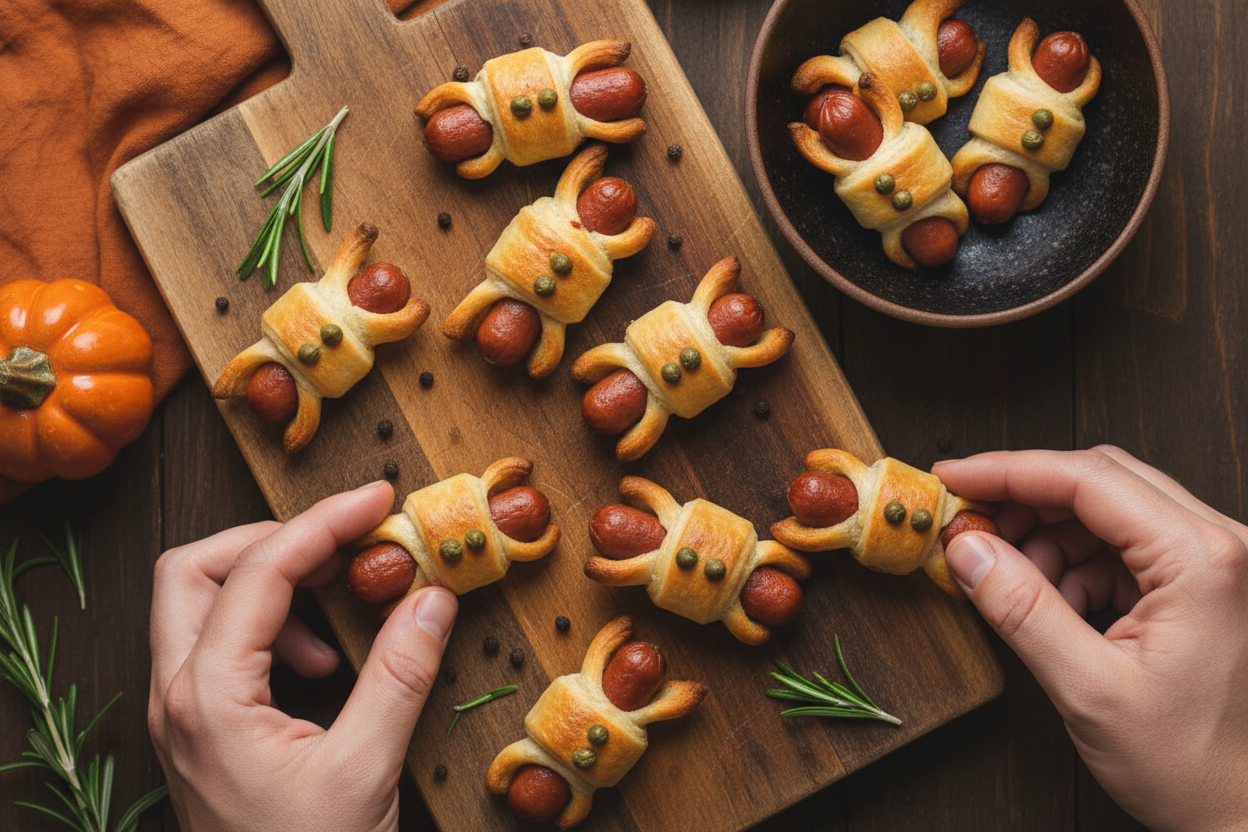 Halloween Hot Dog Spider Recipe
