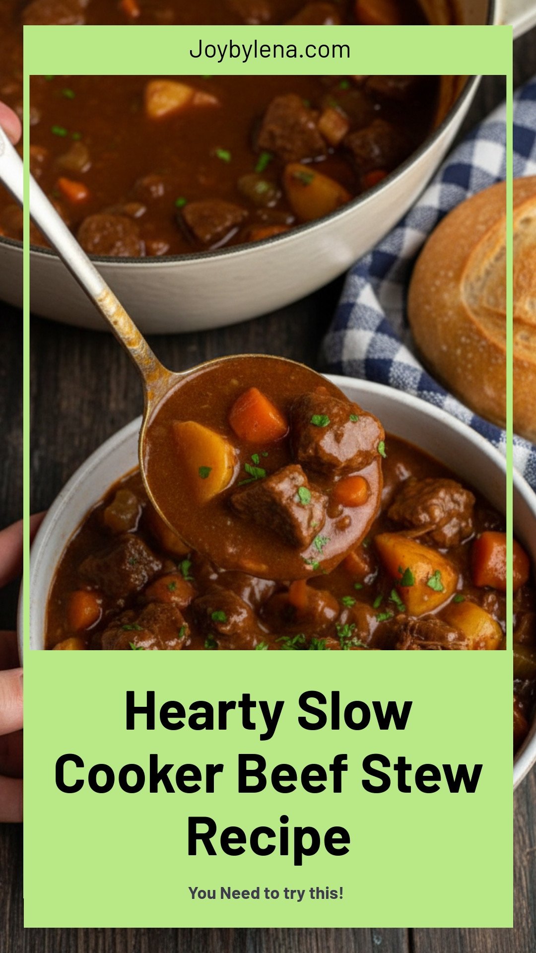 Slow Cooker Beef Stew