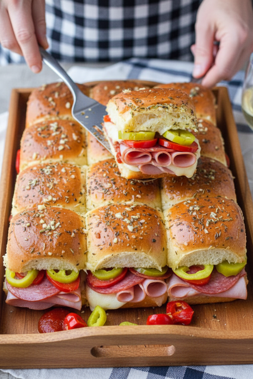 Hot Italian Sub Sliders