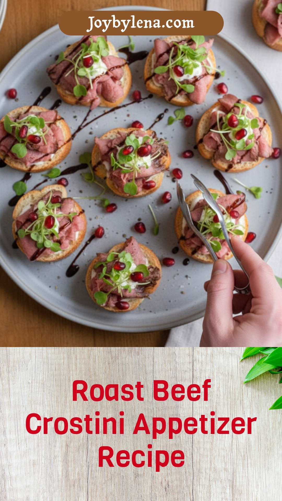Roast Beef Crostini