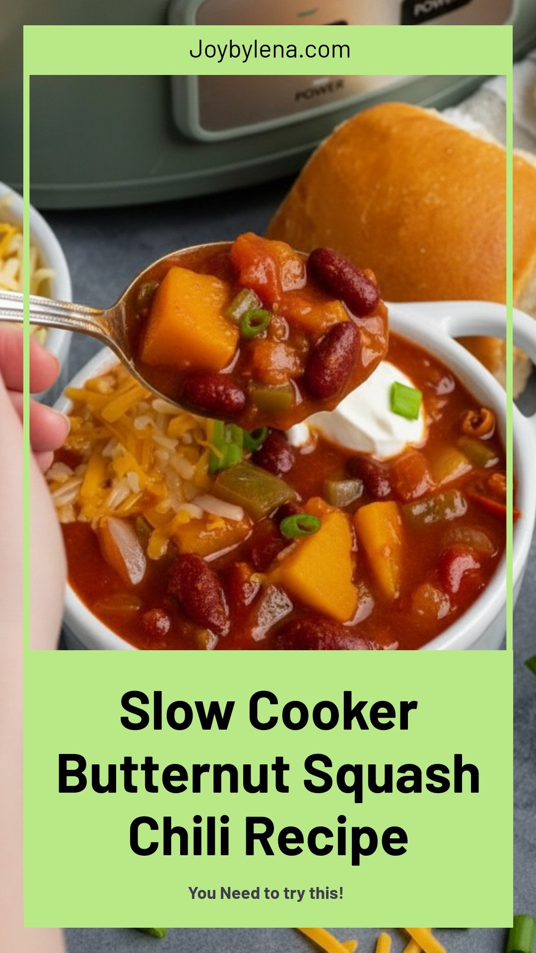 Slow Cooker Butternut Squash Chili