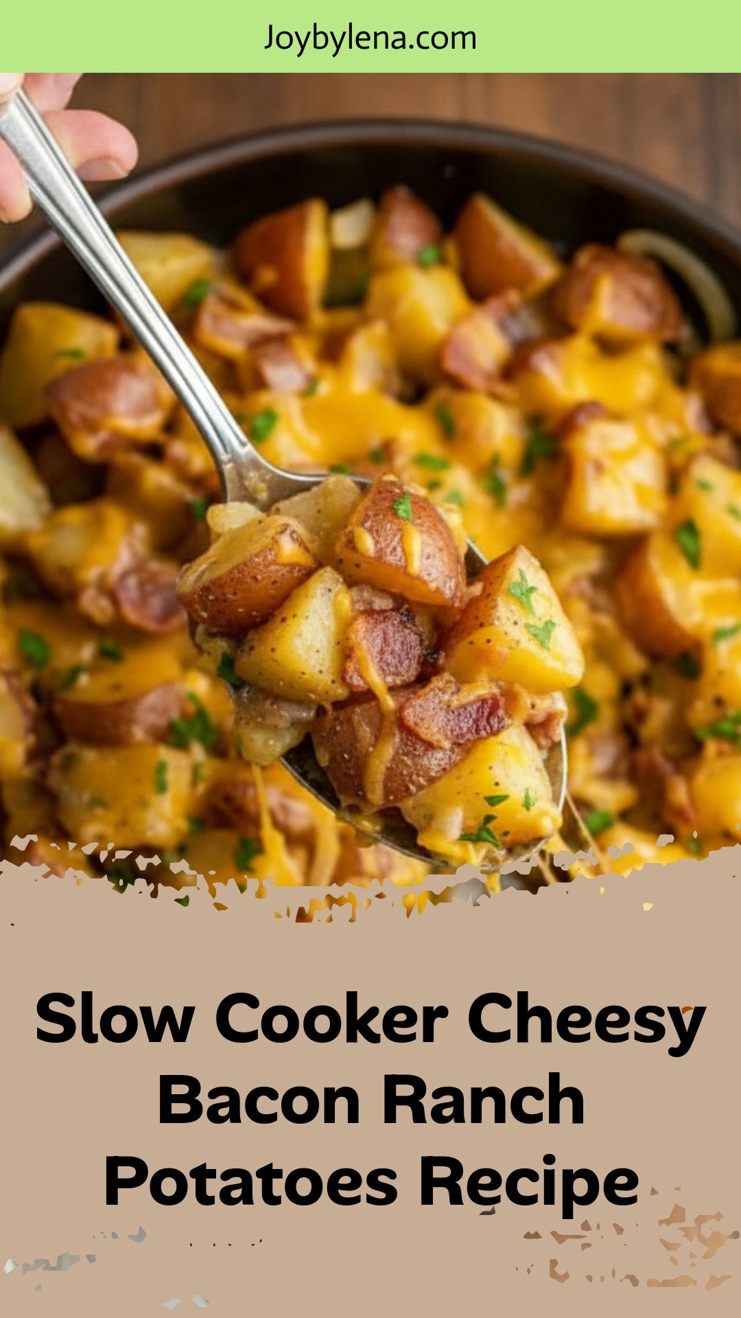 Slow Cooker Cheesy Bacon Ranch Potatoes