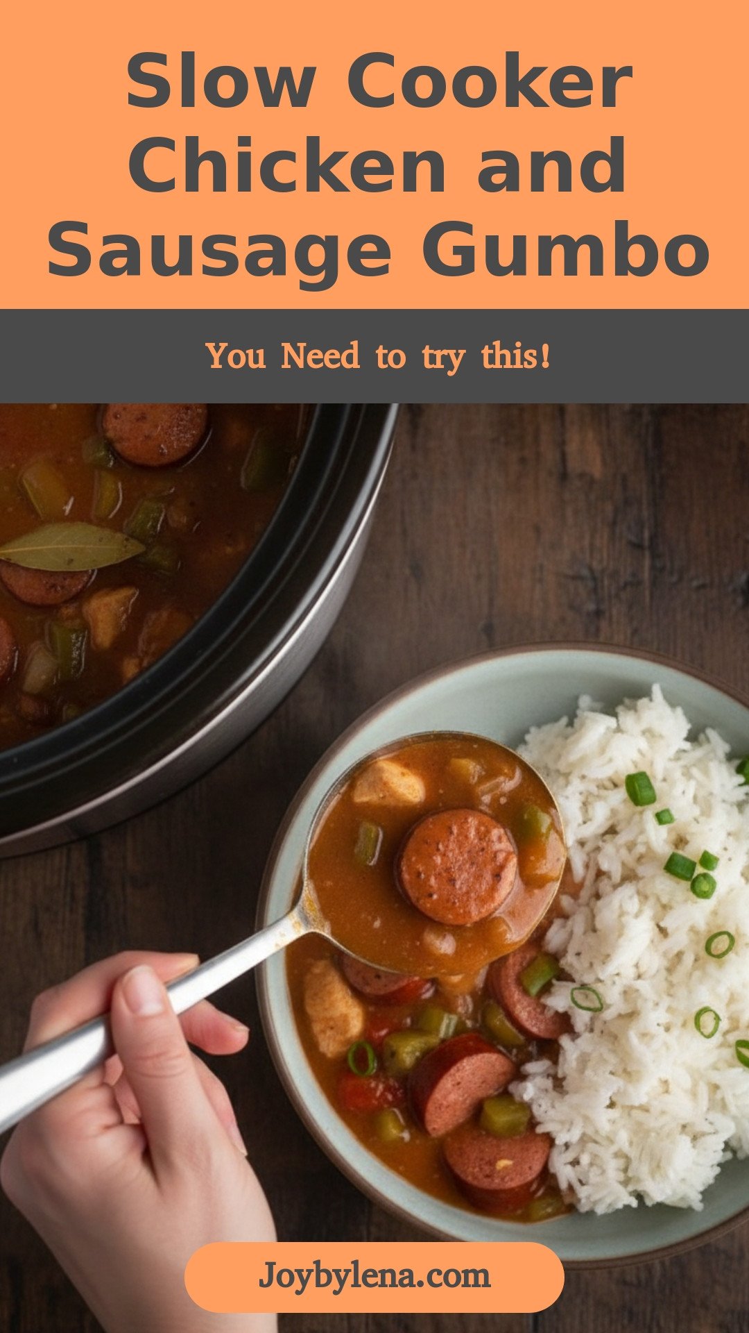 Slow Cooker Gumbo with Chicken and Sausage