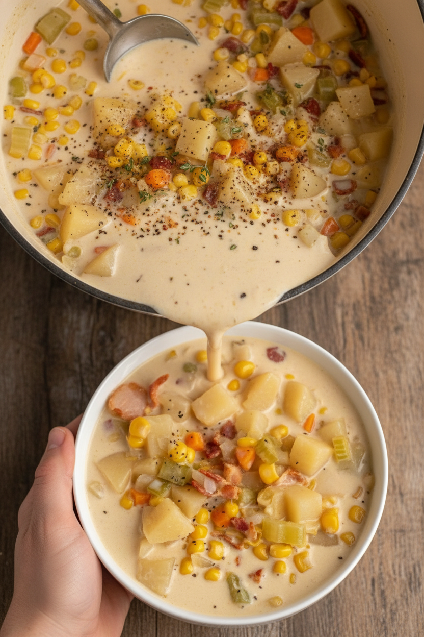 Slow Cooker Corn Chowder