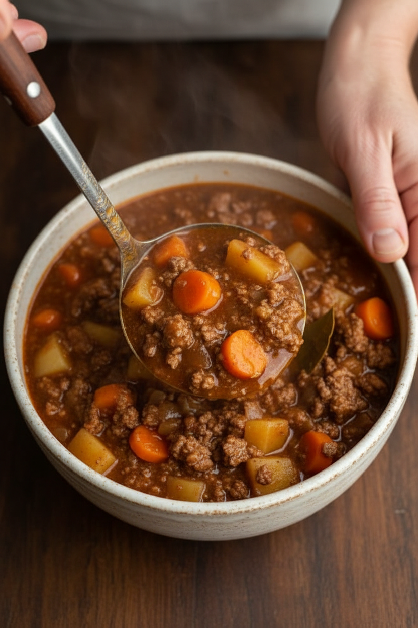 Slow Cooker Poor Man’s Stew