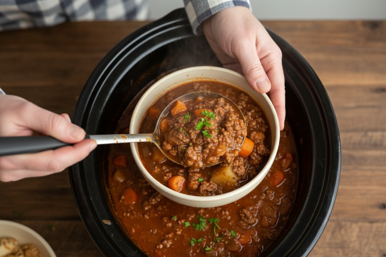 Slow Cooker Poor Mans Stew Recipe