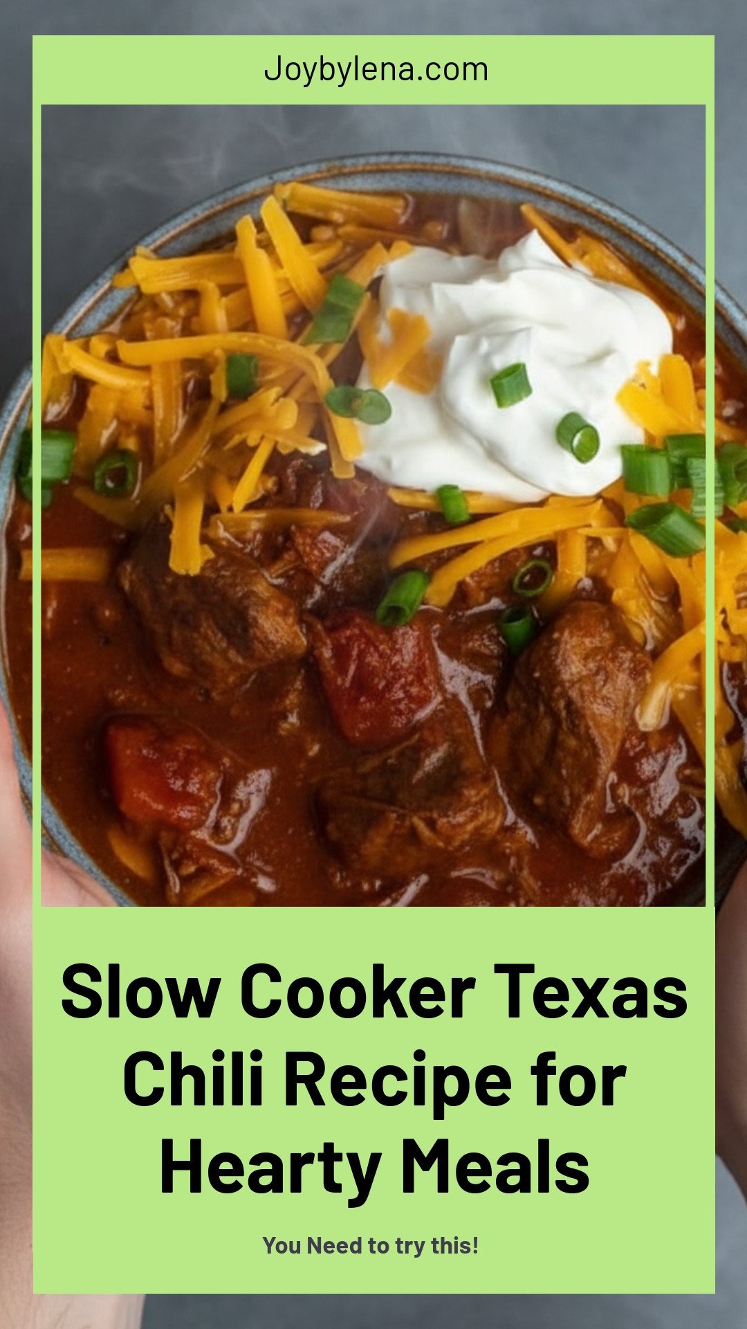 Slow Cooker Texas Chili