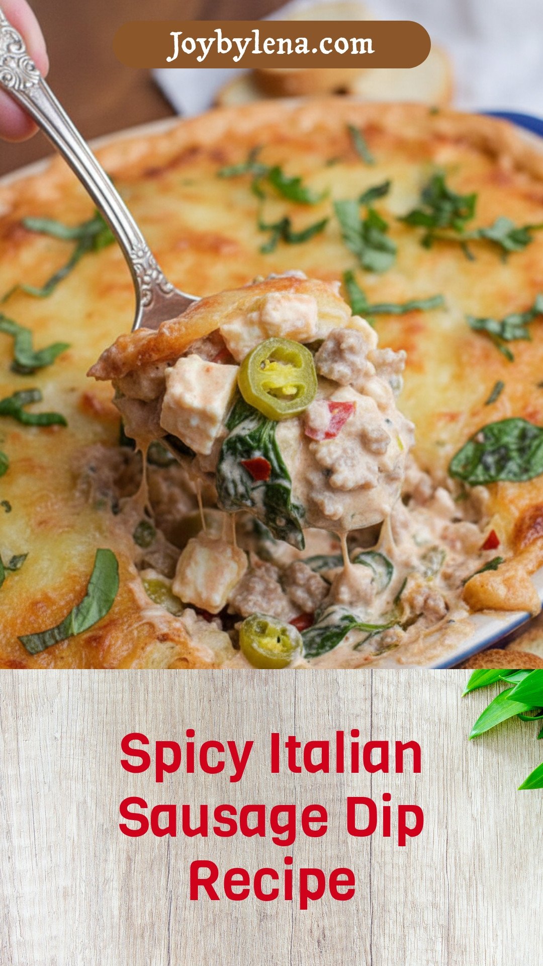 Spicy Italian Sausage Dip
