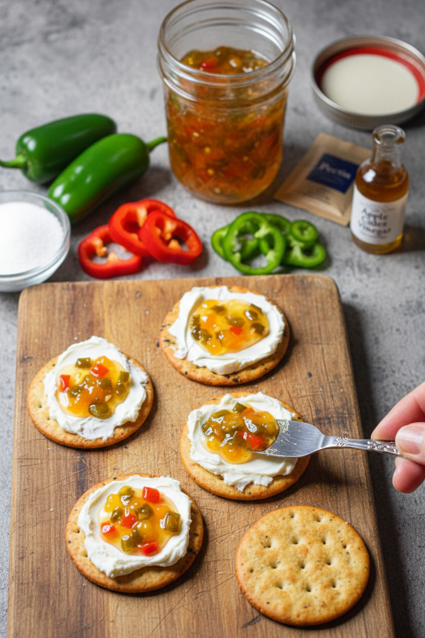 Jalapeño Pepper Jelly {for canning}
