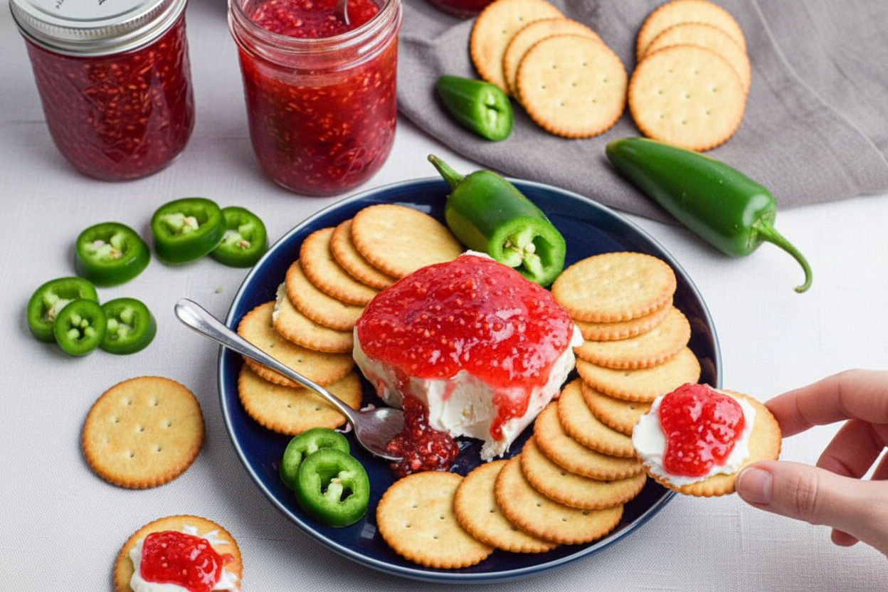 Spicy Raspberry Jalapeño Jam for Canning