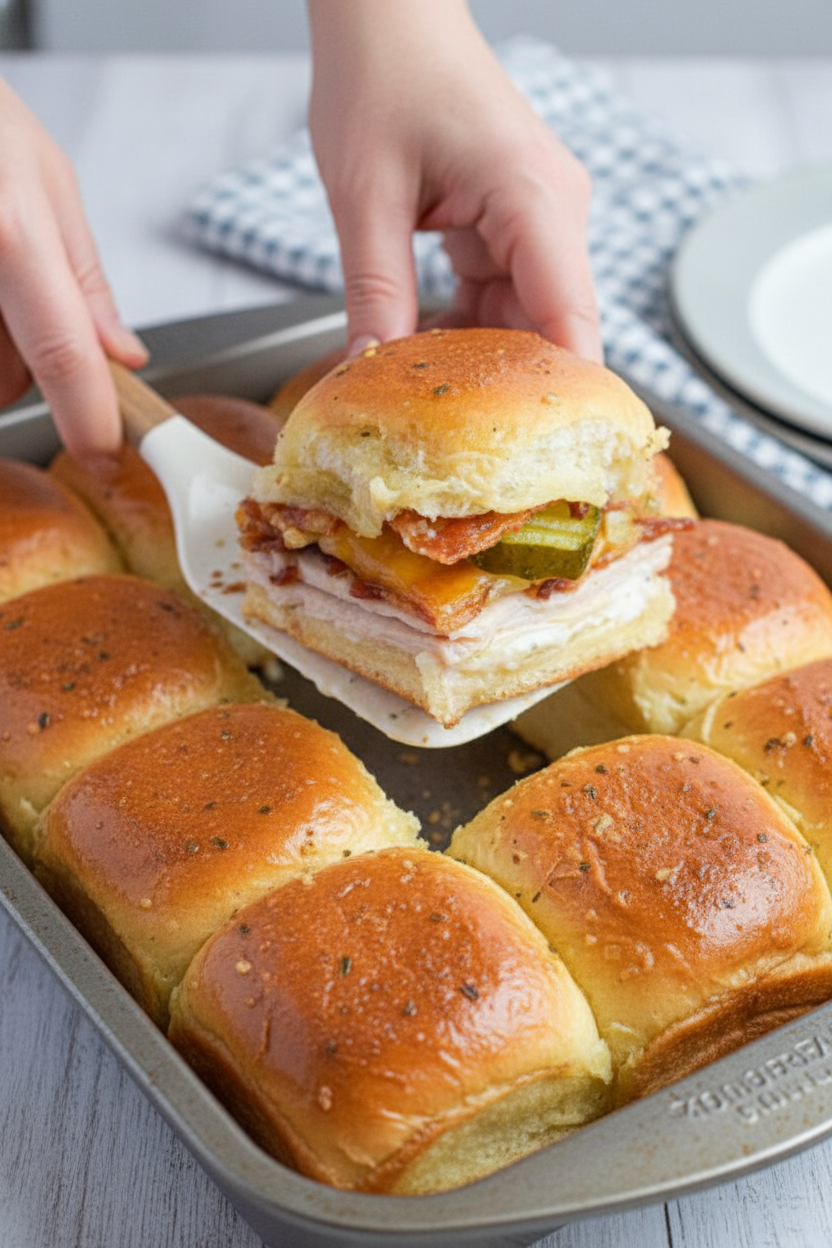 Turkey Bacon Ranch Sliders