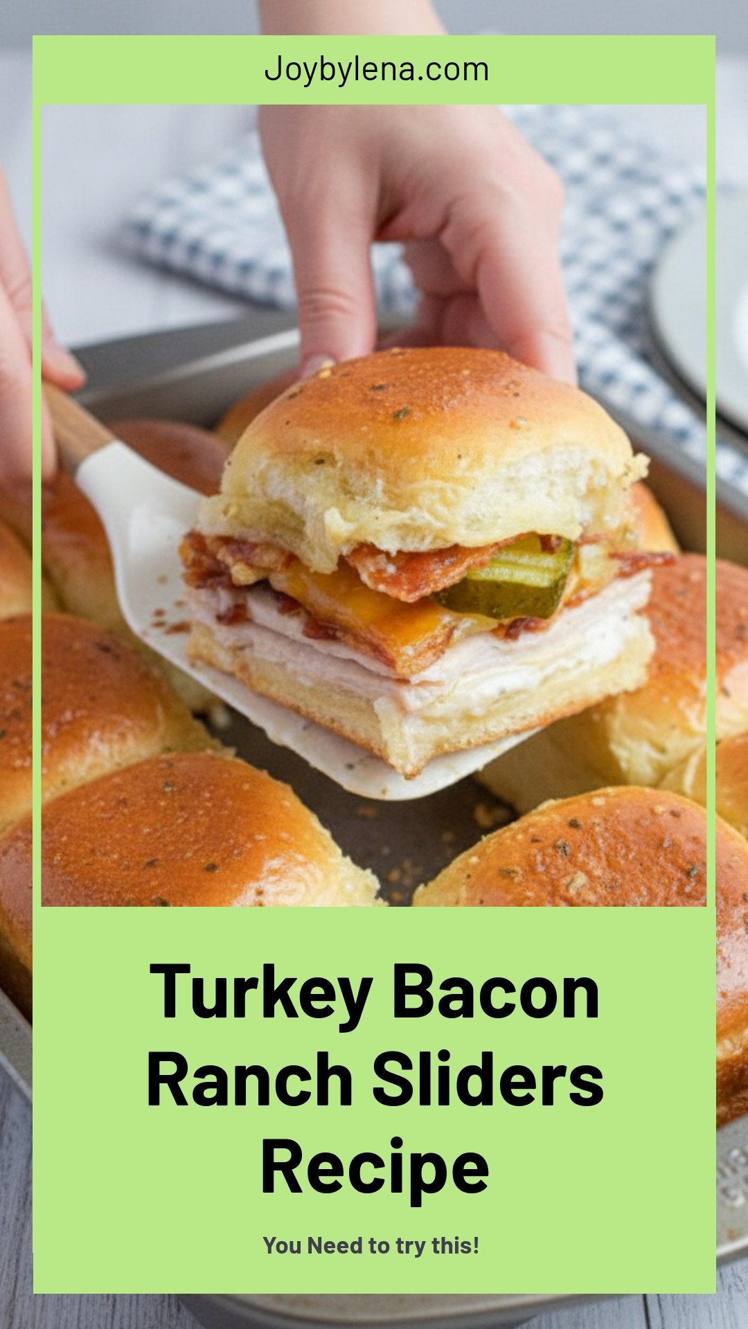 Turkey Bacon Ranch Sliders