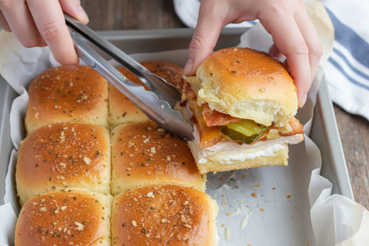 Turkey Bacon Ranch Sliders Recipe