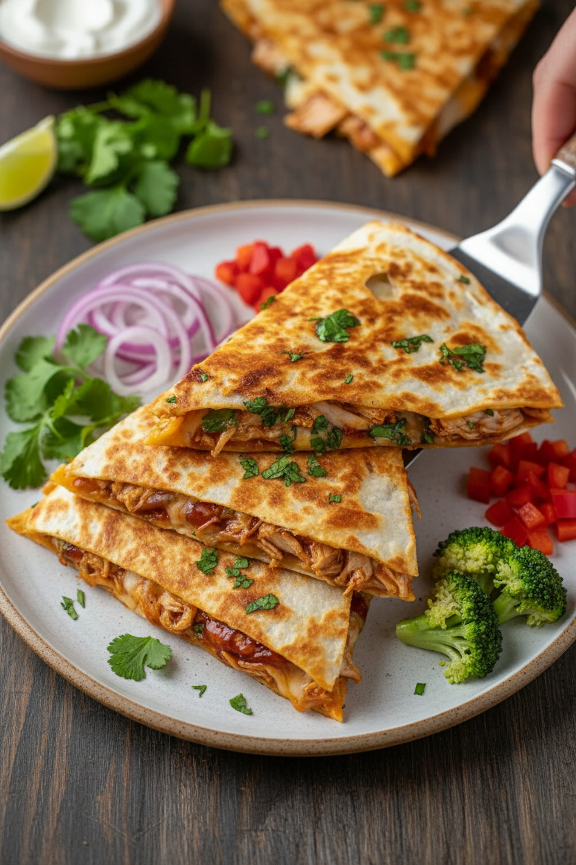 BBQ Chicken Quesadillas – The Perfect Easy Dinner Idea