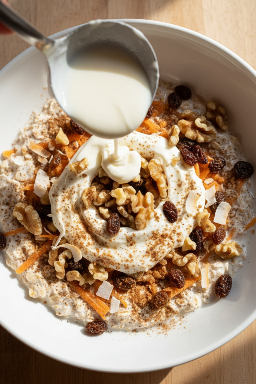 Carrot Cake Overnight Oats