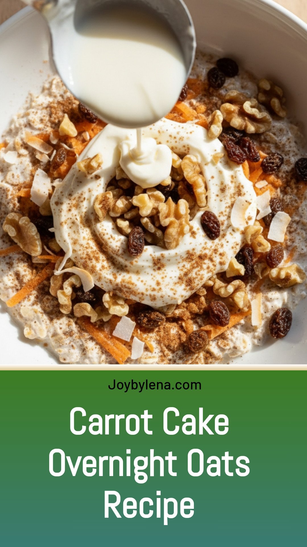 Carrot Cake Overnight Oats