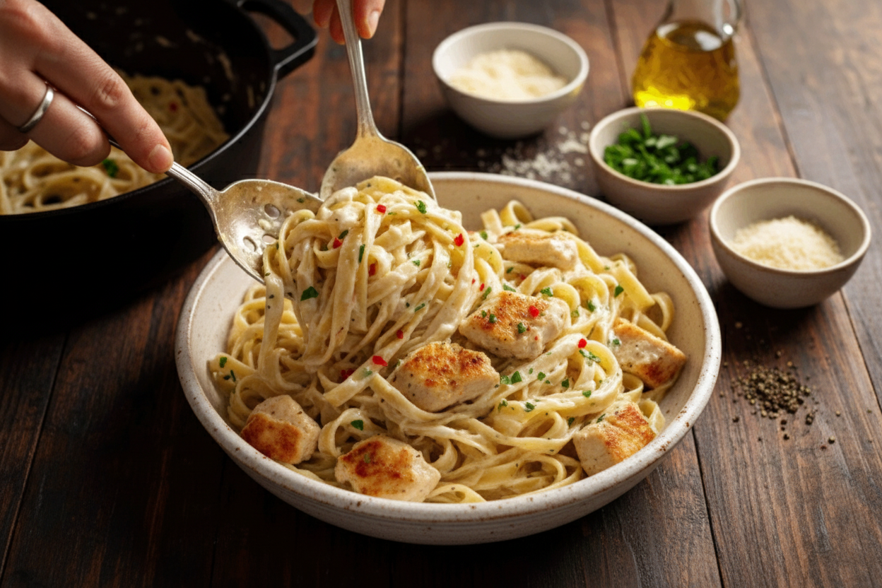 Chicken Fettuccine Alfredo Recipe Guide and Tips