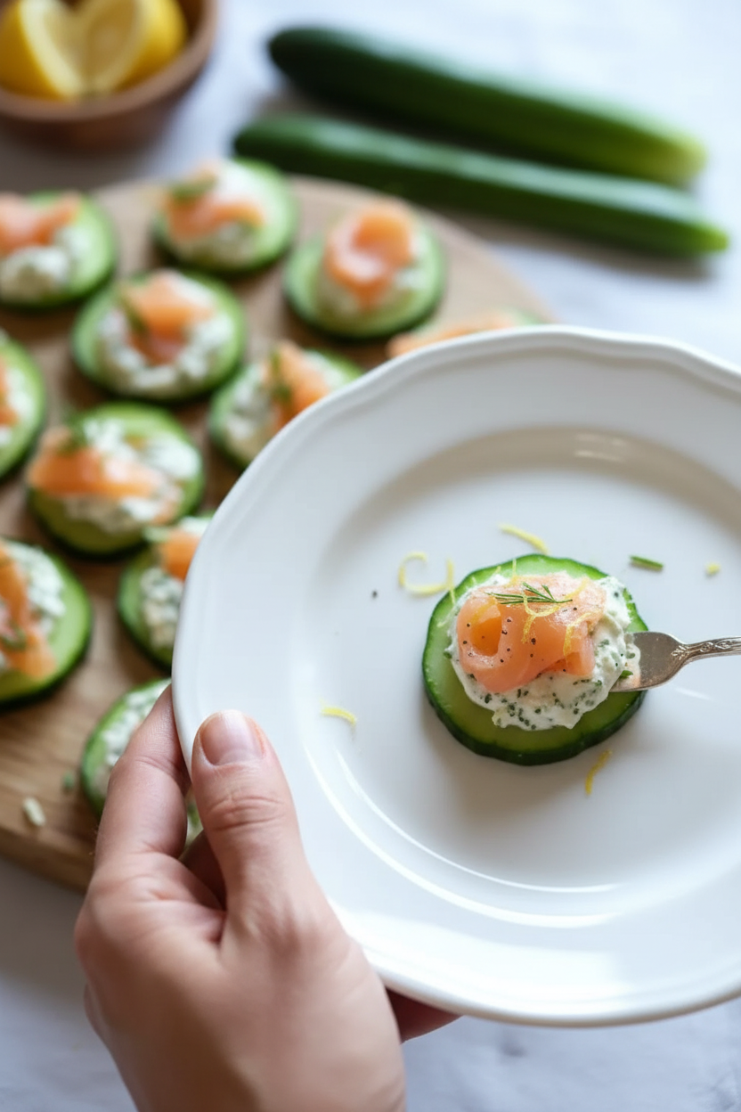 Cucumber Smoked Salmon Bites: A Cool Twist for Your Gatherings
