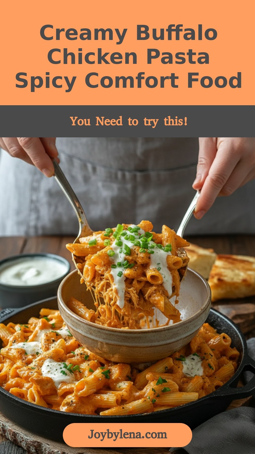 Creamy Buffalo Chicken Pasta: Easy, Spicy Comfort Food Delight