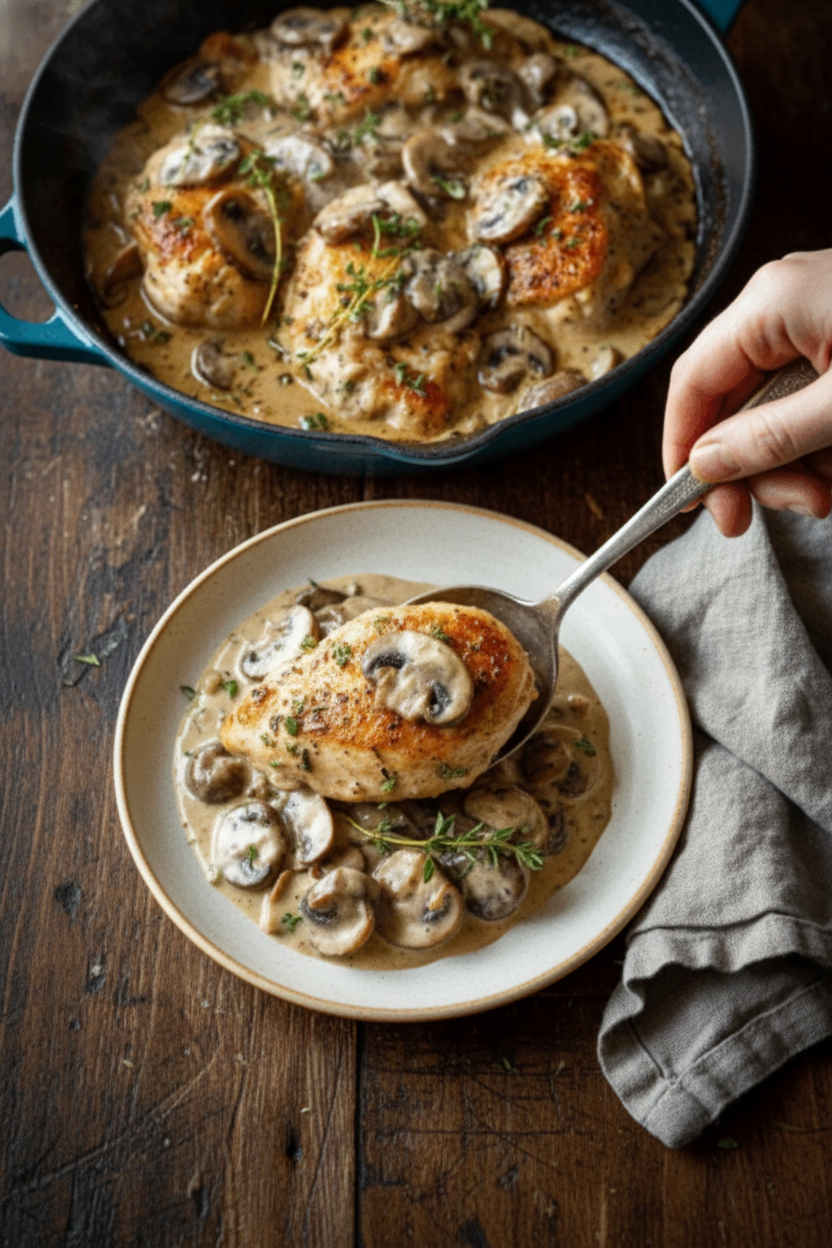 Comforting Creamy Mushroom Chicken for Cozy Nights