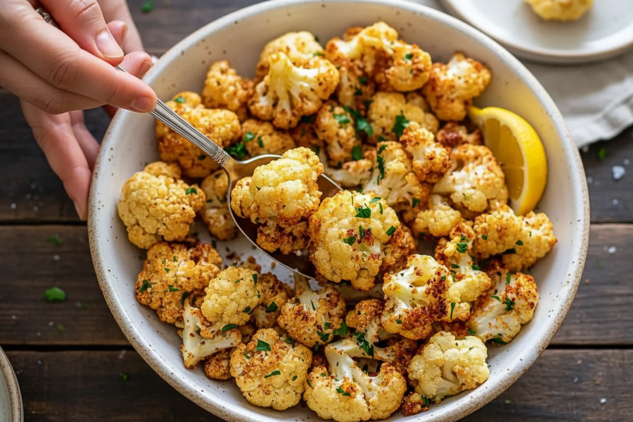 Crispy Air Fryer Cauliflower Recipe