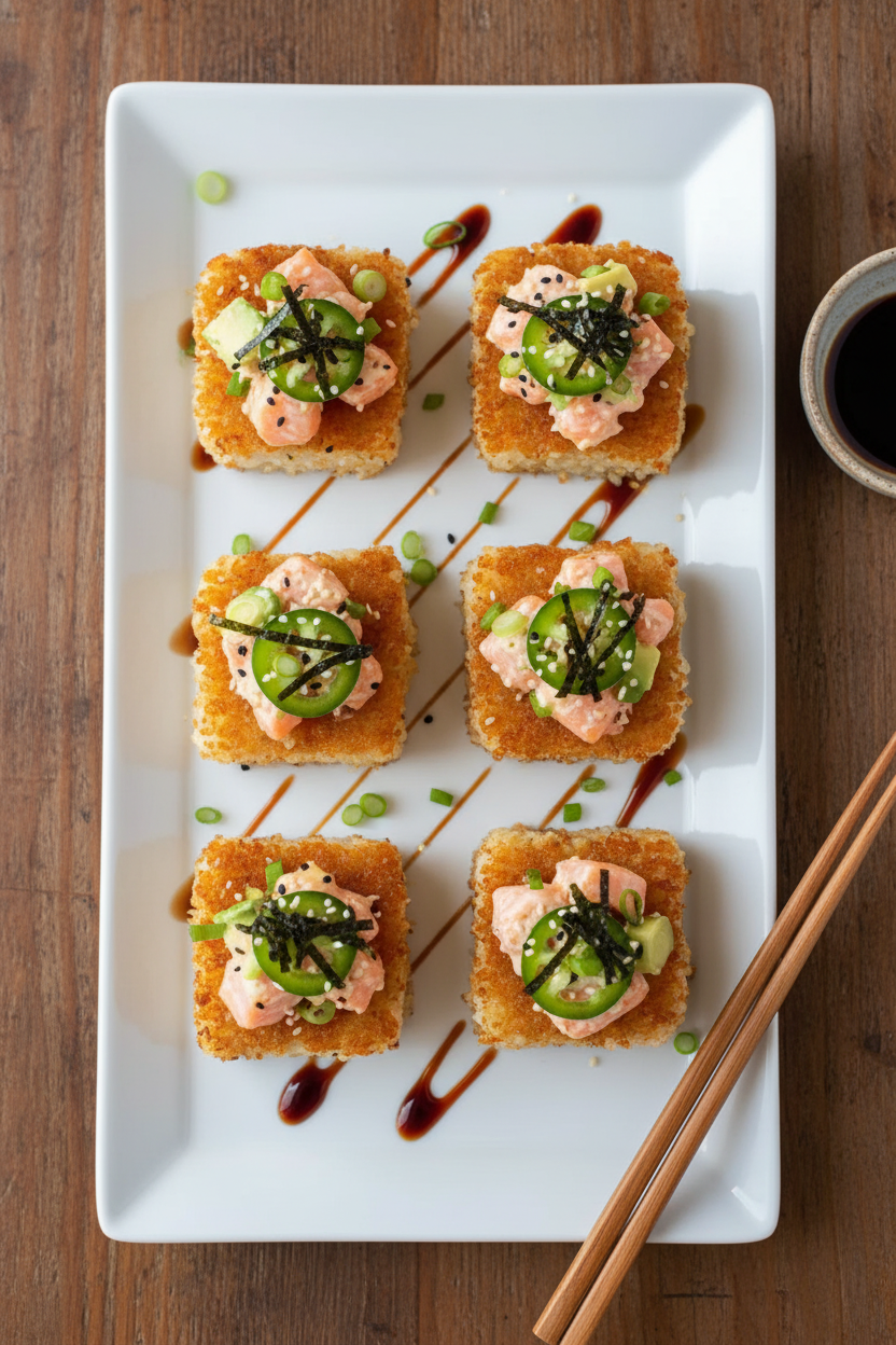 Salmon Crispy Rice